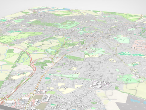 Cityscape Colchester United Kingdom 3Dモデル