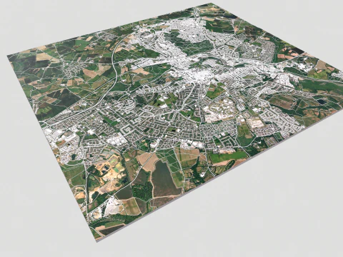 Cityscape Colchester United Kingdom 3D Model