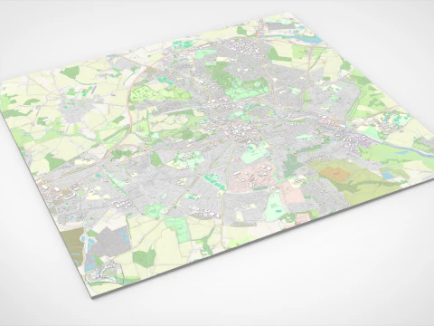 Cityscape Colchester United Kingdom 3D Model