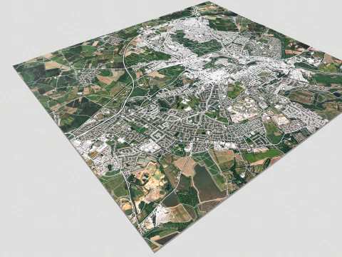 Cityscape Colchester United Kingdom 3D Model