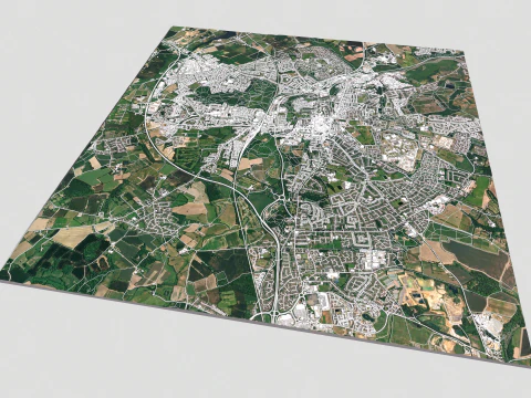 Cityscape Colchester United Kingdom 3D Model