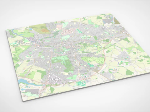Cityscape Colchester United Kingdom 3D Model