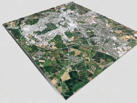 Cityscape Colchester United Kingdom 3D Model