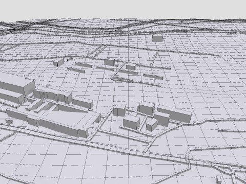 Longchamp hippodrome Paris France Modelo 3D