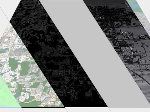 Cityscape Sanford Florida United States 3D Model