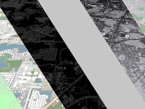 Cityscape Sanford Florida United States 3D Model