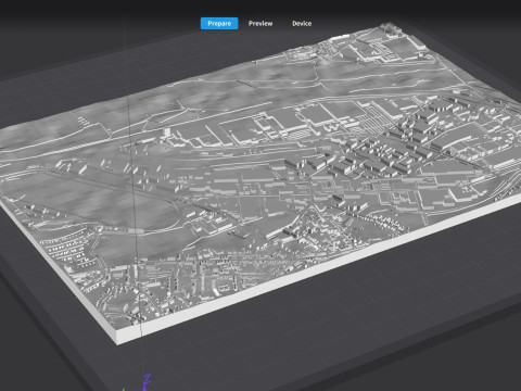 Business park Gewerbegebiet Germany Modello 3D