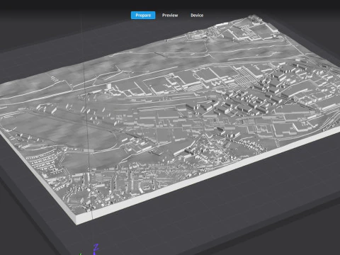 Parque empresarial Gewerbegebiet Alemanha Modelo 3D