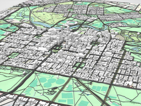 Cityscape Australia 3D Model