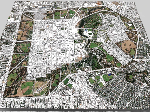 Cityscape Australia 3D Model