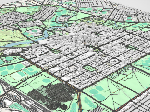 Cityscape Australia 3D Model