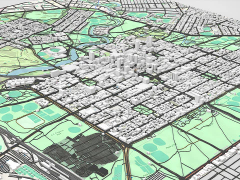Cityscape Australia 3D Model
