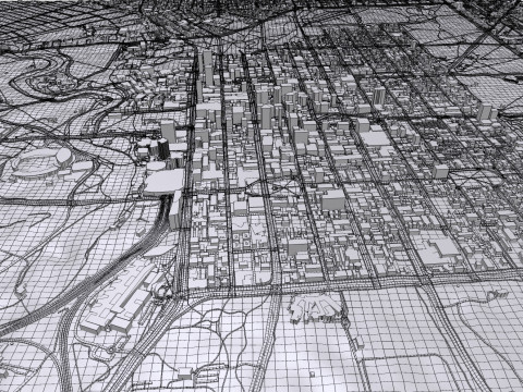 Cityscape Australia 3D Model
