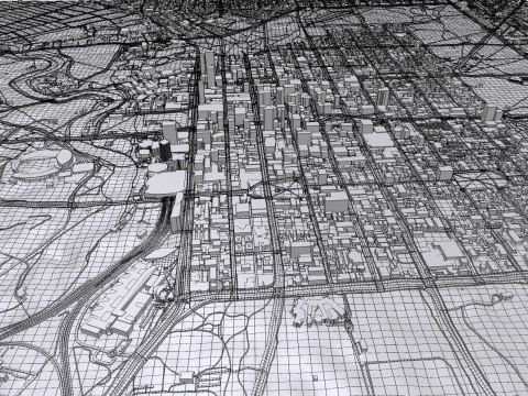 Cityscape Australia 3D Model