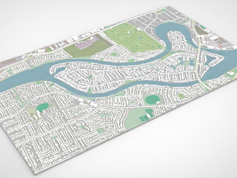 Delfin Island Alabama USA 3D Model