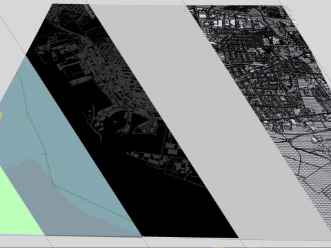 都市景観エスビャウ デンマーク 3Dモデル