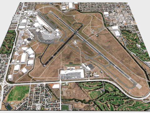 Ade laide airport Australia 3Dモデル