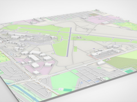 Ade laide airport Australia 3Dモデル