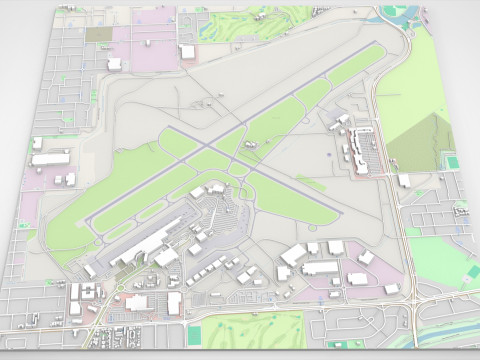 Ade laide airport Australia 3Dモデル
