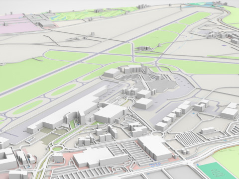 Ade laide airport Australia 3Dモデル