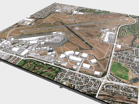 Ade laide airport Australia 3Dモデル