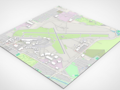 Ade laide airport Australia 3Dモデル