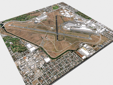 Ade laide airport Australia 3Dモデル