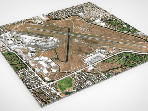 Ade laide airport Australia 3Dモデル
