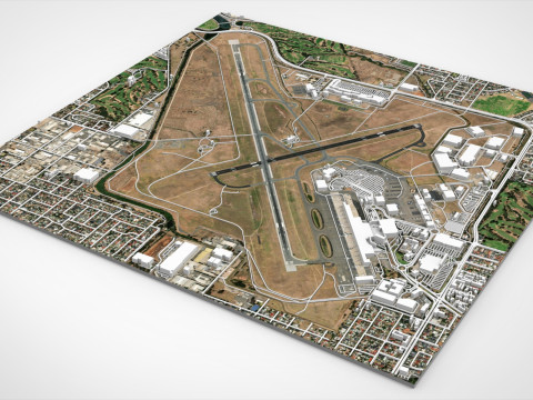 Ade laide airport Australia 3Dモデル
