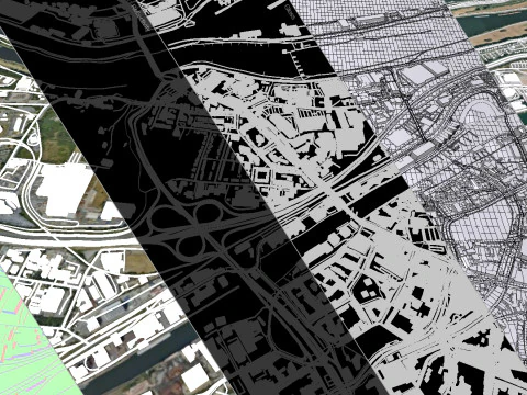 सिटीस्केप डिसबर्ग जर्मनी 3D मॉडल