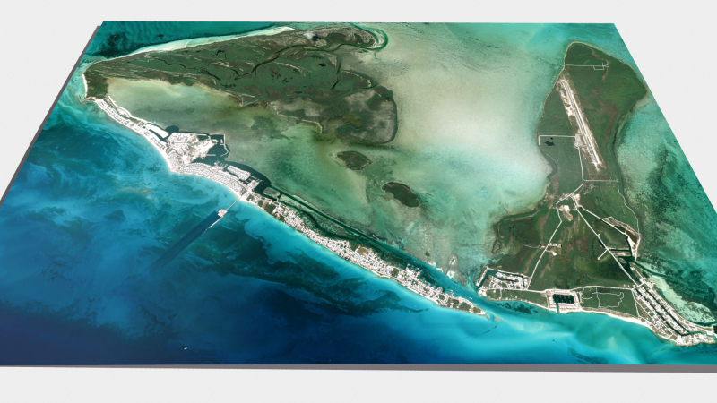 South Bimini Island in the Bahamas Modelo 3D .c4d .max .obj .3ds .fbx .stl .blend
