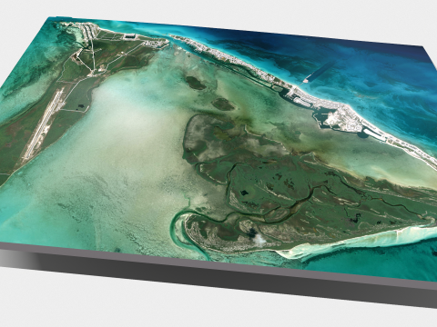 South Bimini Island in the Bahamas Modelo 3D