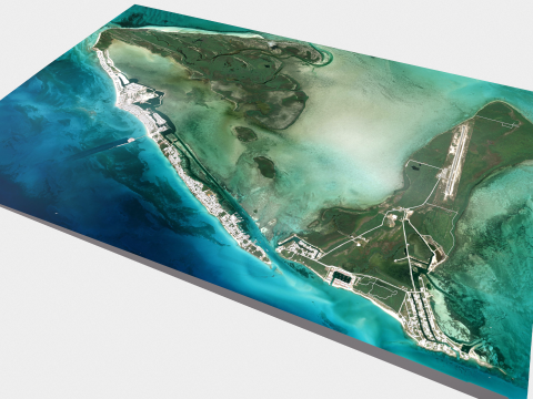 South Bimini Island in the Bahamas Modelo 3D