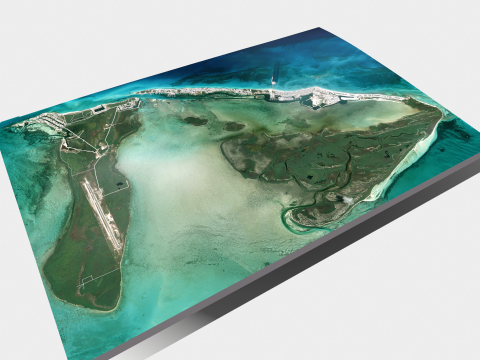South Bimini Island in the Bahamas Modelo 3D