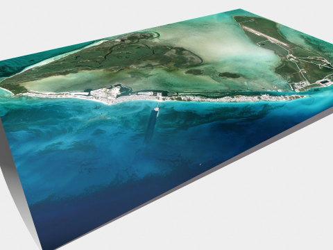 South Bimini Island in the Bahamas Modelo 3D