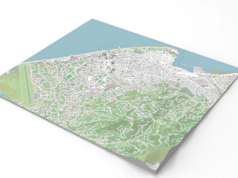 Cityscape Batumi Georgia 3D Model