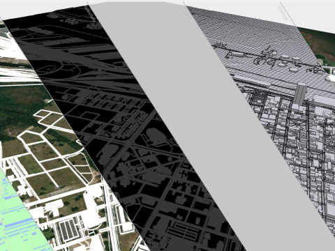 Cityscape Mobile United States 3Dモデル