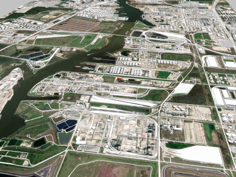 The Brown Shipbuilding Company Houston Texas USA 3D मॉडल