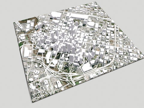 Cityscape Houston United States 3D 모델