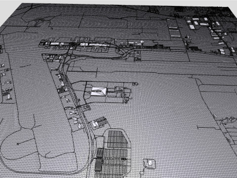 Houston Intercontinental George Bush Airport United States 3D 模型