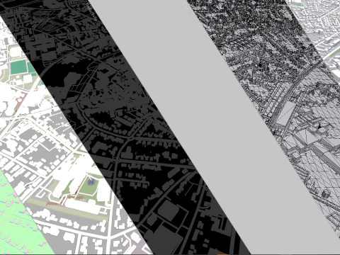 Cityscape Erkelenz Germany 3D Model