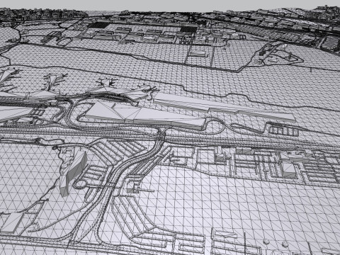 San Diego International Airport California United States Modelo 3D