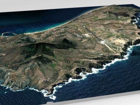 Ada Porto Santo Portekiz 3D Model