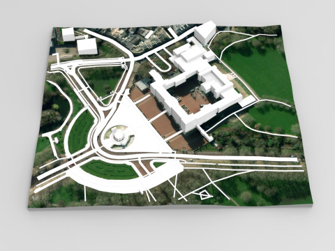 Buckingham Palace London United Kingdom 3D Модель