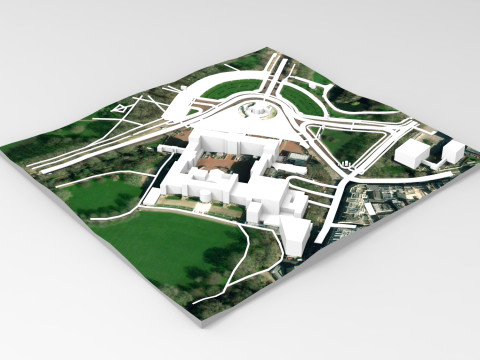 Buckingham Palace London United Kingdom Modello 3D