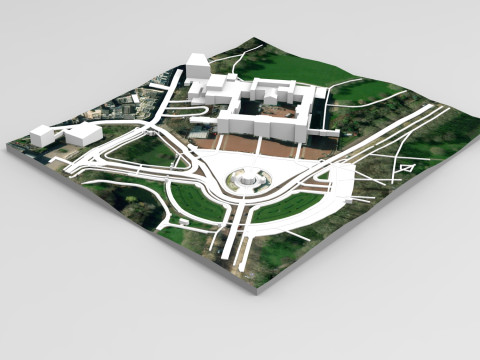 Buckingham Palace London United Kingdom Modello 3D