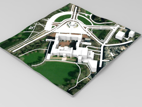 Buckingham Palace London United Kingdom Modello 3D