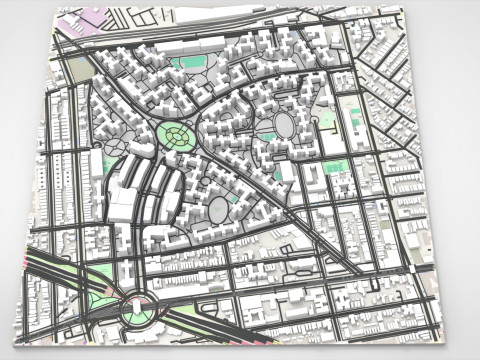 Parkchester community East Bronx New York City 3D Model