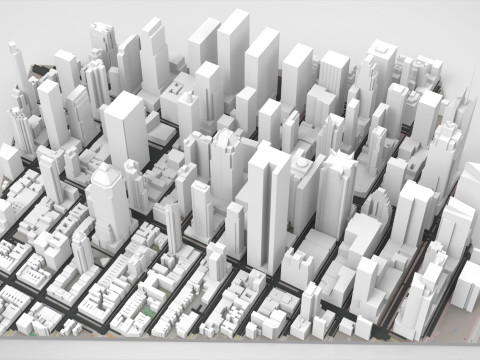 Broadway New York State United States 3D Model