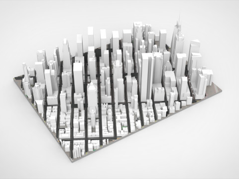 Broadway New York State United States Modello 3D